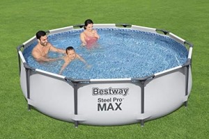 Bestway® Steel Pro MAX™ Aufstellpool ohne Pumpe Ø 305 x 76 cm, grau, rund - 7