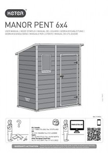 Keter Gerätehaus Manor pent 6x4 - 3