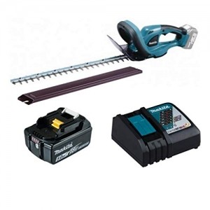 Makita Akku-Heckenschere DUH523Z 18V + Akku BL1850B 5,0 Ah + Ladegerät DC18RC -