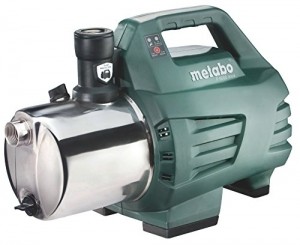 Metabo Gartenpumpe P 6000 Inox (600966000) Karton, Nennaufnahmeleistung: 1300 W, Max. Fördermenge: 6000 l/h, Max. Förderhöhe: 55 m -