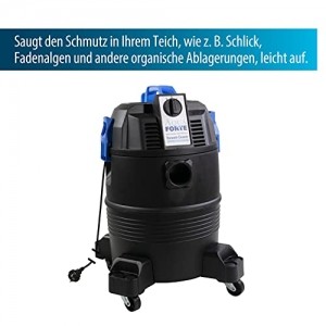 Aquaforte Pond Vacuum Cleaner Teich-, Nass-und Trockensauger, Schwarz - 4