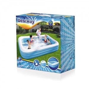 Bestway Family Pool Deluxe, aufblasbares Kinder-Planschbecken 305 x 183 x 56 cm - 7