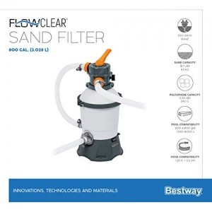 Bestway Flowclear™ Sandfilteranlage 3.028 l/h - 10