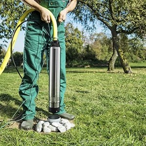 TROTEC TDP 370 E, Tiefbrunnenpumpe, 700 W, pumpt bis zu 5.100 Litern pro Stunde, max. Förderhöhe von 40 Meter , Garten, Heim - 6