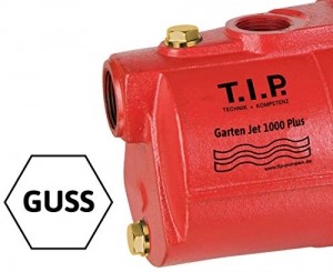 T.I.P. Gartenpumpe Guss Garten-Jet 1000 Plus, bis 3.500 l/h Fördermenge - 2