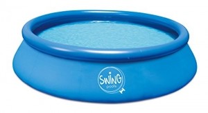 Ambientehome Quick Up Easy Aufstellpool, blau, 366 x 366 x 91 cm, 6756 L, 26018 - 1