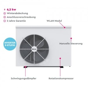 BWT myPOOL Inverter Wärmepumpe 62 - 2