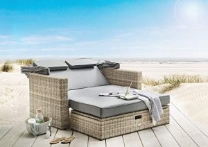 Destiny Multifunktionslounge Ferrara Lounge Loungeinsel Loungeliege Sofaset Vario Sofainsel Strandkorb - 5