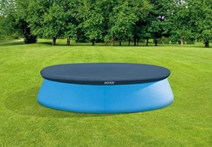 Intex Poolabdeckplane für runde Quick-up-Pools (Easy Set), dunkelblau, Ø 305 cm - 2