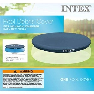 Intex Poolabdeckplane für runde Quick-up-Pools (Easy Set), dunkelblau, Ø 305 cm - 4