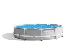 Intex Prism Rondo Ø 305 x 76 cm Frame Pool Set, Hellgrau - 1