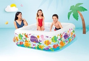 Intex See Aquarium Pool - Kinder Aufstellpool - Planschbecken - 159 x 159 x 50 cm - Für 3+ Jahre - 2