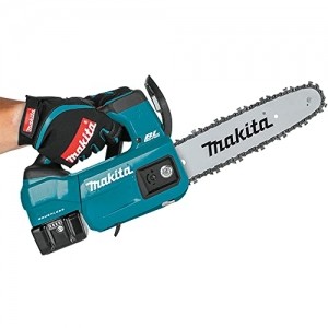 Makita DUC 254 Z 18 V Brushless Akku Kettensäge 25 cm Solo - ohne Akku und Ladegerät, Blau, Silber - 11