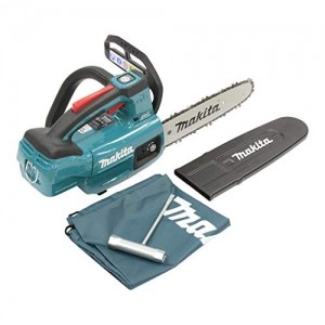 Makita DUC 254 Z 18 V Brushless Akku Kettensäge 25 cm Solo - ohne Akku und Ladegerät, Blau, Silber - 1